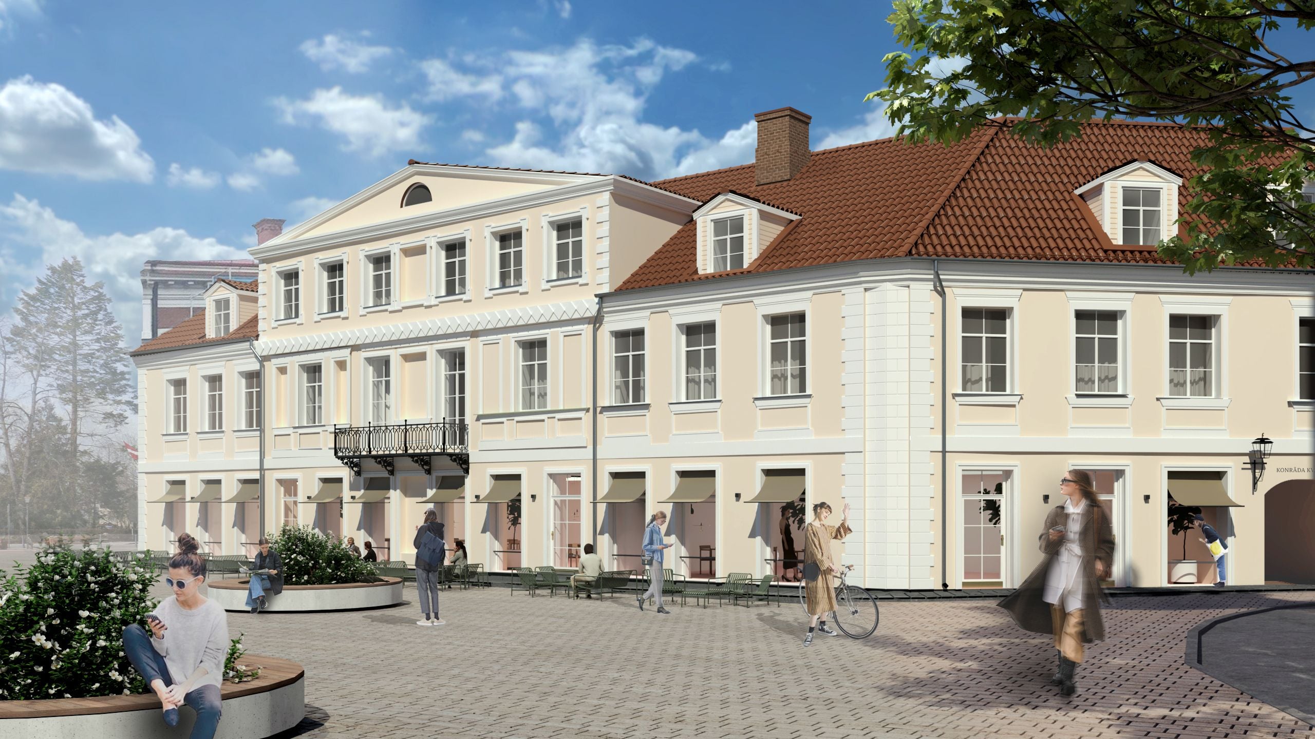 Jau šovasar tiks pabeigts Konrāda kvartāls